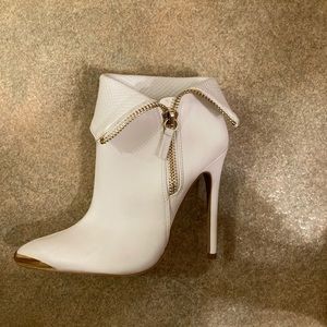 Beautiful white booties